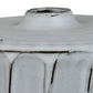Ceramic Round Vase With Textured Detail, Large, Offwhite By Benzara | Vases |  Modishstore  - 4