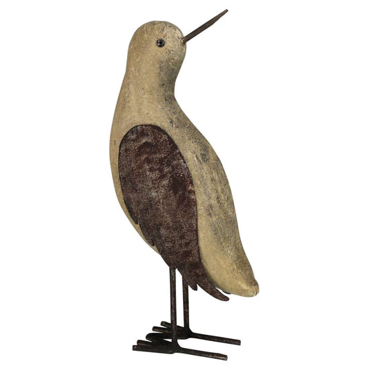 36 Inch Wooden Bird Accent Decor, Set Of 2, Black And Brown By Benzara | Sculptures |  Modishstore 