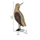 36 Inch Wooden Bird Accent Decor, Set Of 2, Black And Brown By Benzara | Sculptures |  Modishstore  - 2