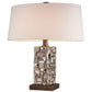 Table Lamp With Abstract Mirror Block Base, Bronze By Benzara | Table Lamps |  Modishstore 