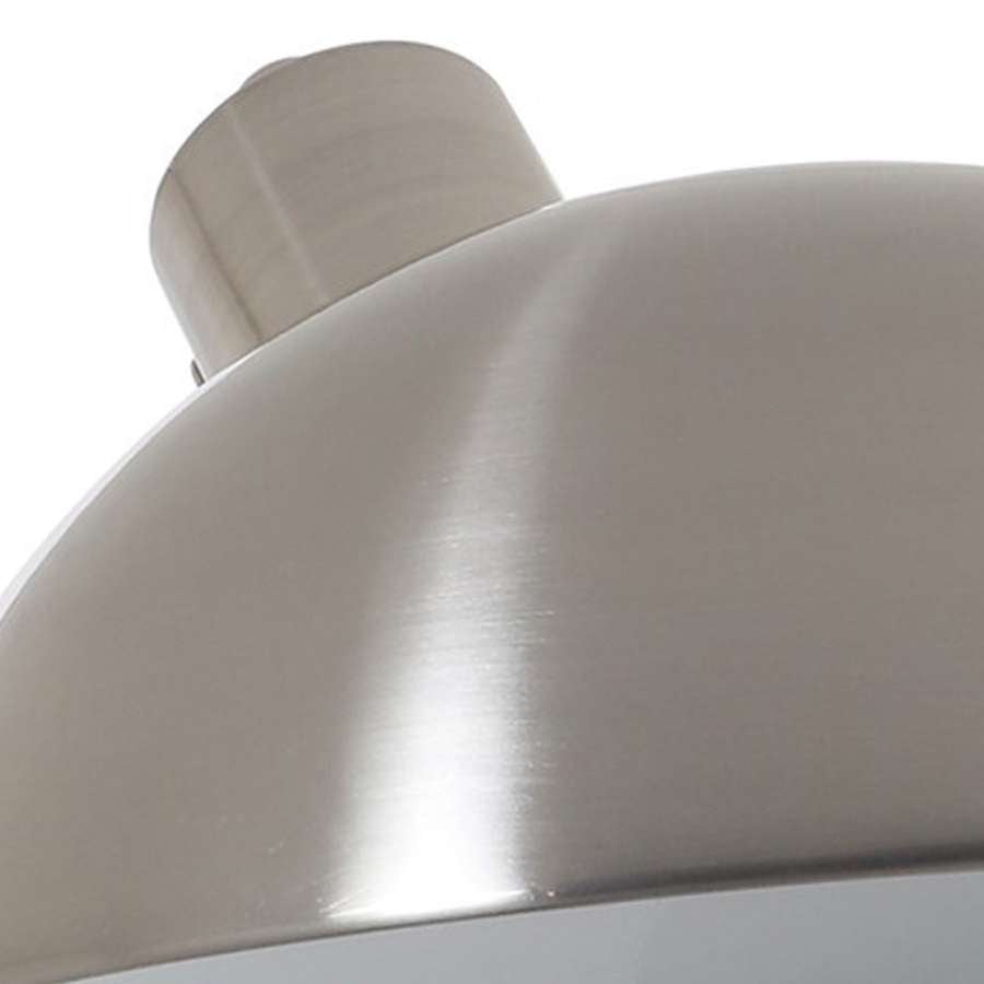 Desk Lamp With Adjustable Head And Usb Port, Brushed Nickel By Benzara | Table Lamps |  Modishstore  - 4