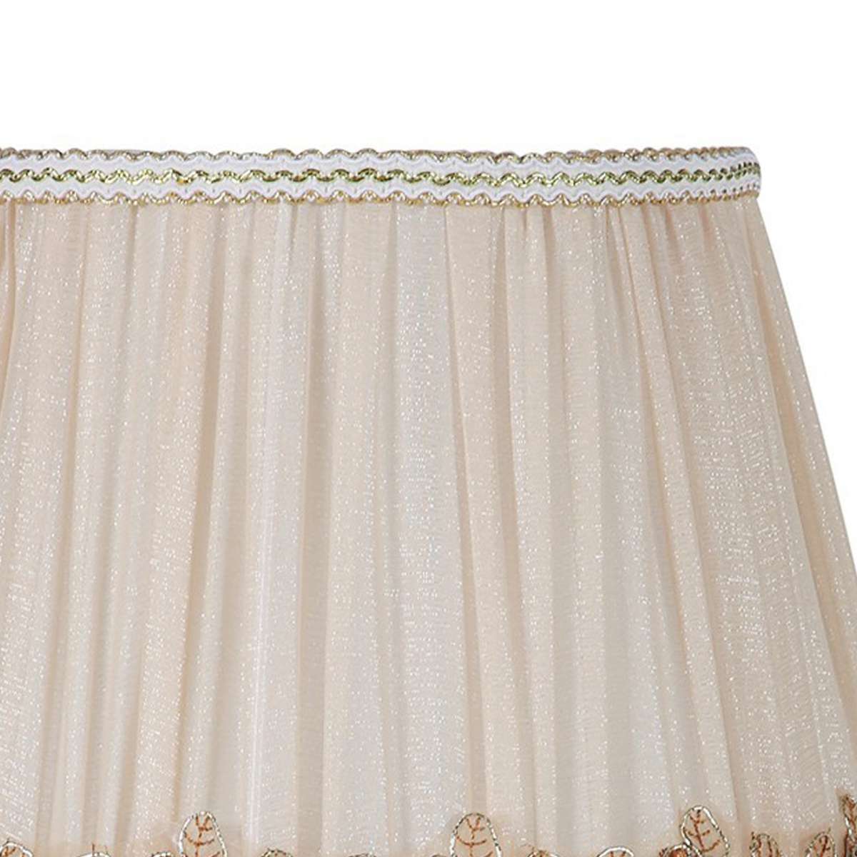 Table Lamp With Open Twisted Metal Base, Antique Brass By Benzara | Table Lamps |  Modishstore  - 3