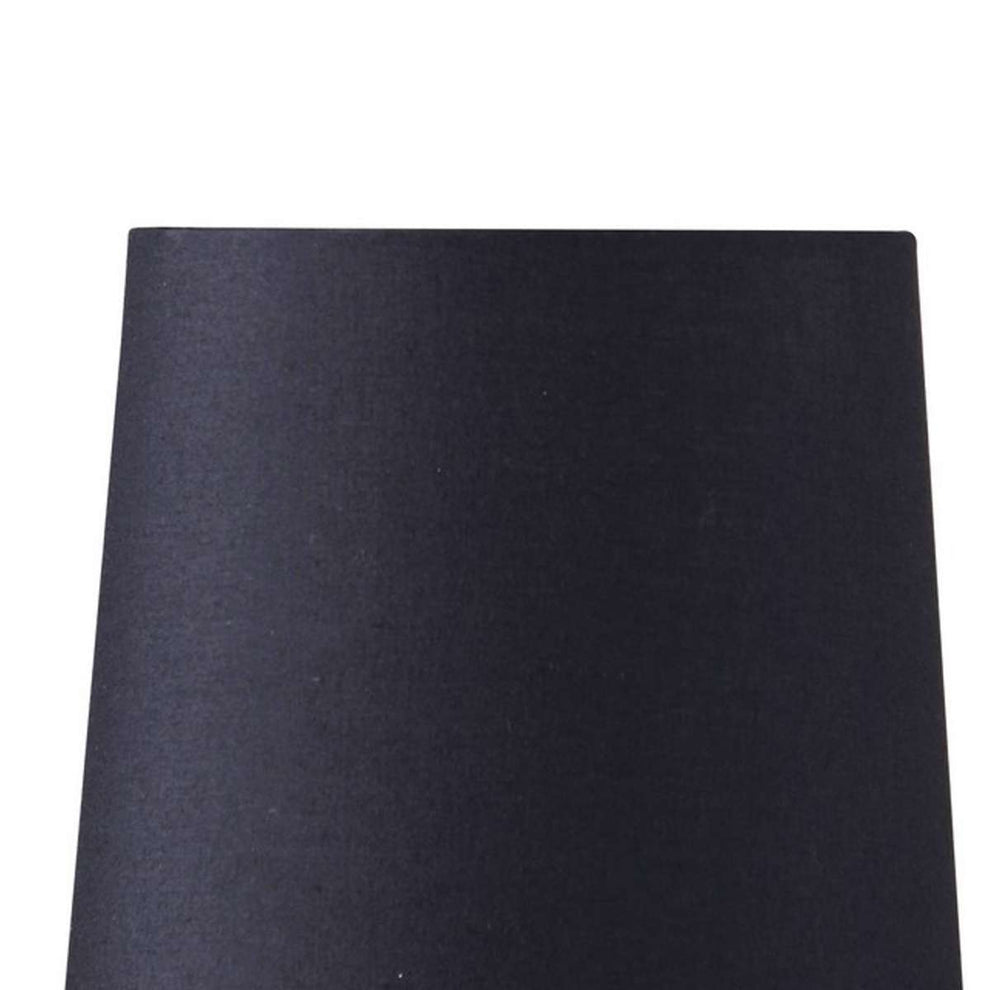 Table Lamp With Metal Cross Legged Base, Black By Benzara | Table Lamps |  Modishstore  - 3