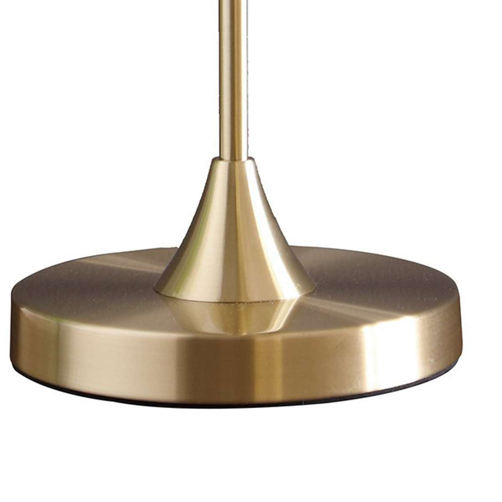 Table Lamp With Metal Base And Glass Globe Shade, Gold By Benzara | Table Lamps |  Modishstore  - 5