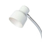 Table Lamp With Adjustable Goose Neck And Shade, White By Benzara | Table Lamps |  Modishstore  - 5