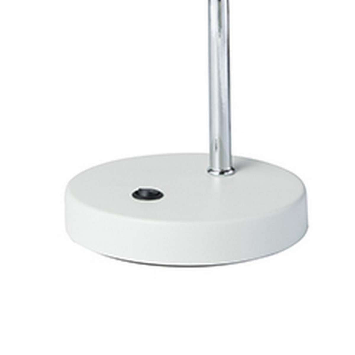 Table Lamp With Adjustable Goose Neck And Shade, White By Benzara | Table Lamps |  Modishstore  - 4