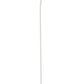 Torchiere Floor Lamp With Adjustable Plate Shade And Sleek Body, White By Benzara | Floor Lamps |  Modishstore  - 4