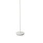 Torchiere Floor Lamp With Adjustable Plate Shade And Sleek Body, White By Benzara | Floor Lamps |  Modishstore  - 3