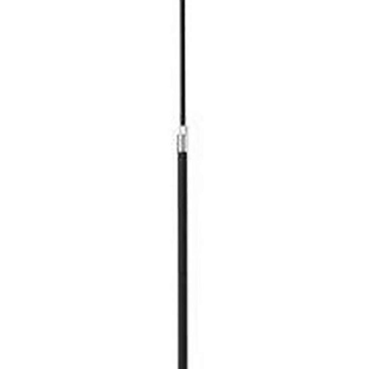 Floor Lamp With Adjustable Swing Arm And Height, Black By Benzara | Floor Lamps |  Modishstore  - 4