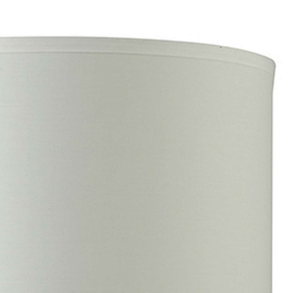 Table Lamp With Pot Bellied Glass Body, Clear And White By Benzara | Table Lamps |  Modishstore  - 5