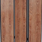 3 Panel Foldable Wooden Screen With Grain Details, Brown By Benzara | Room Divider |  Modishstore  - 4