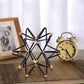 Intersecting Iron Wire Star Decor With Accented Joints, Black And Gold By Benzara | Decor |  Modishstore 