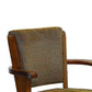 Cozy Upholstered Arm Game Chair, Brown  By Benzara | Armchairs |  Modishstore  - 4