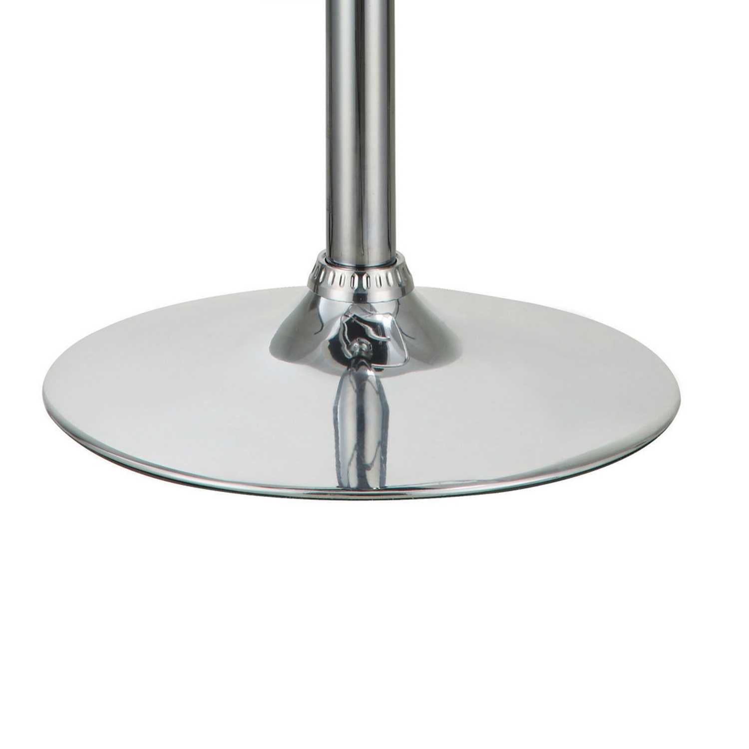 Grid Adjustable Swiveling Bar Stool, Orange  By Benzara | Bar Stools |  Modishstore  - 4