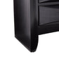 Wooden 2 Drawer Nightstand With Tray, Black By Benzara | Nightstands | Modishstore - 2