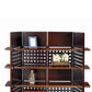 4 Shelf Wooden Bookcase Room Divider With Cutout Design, Brown By Benzara | Bookcases |  Modishstore  - 4