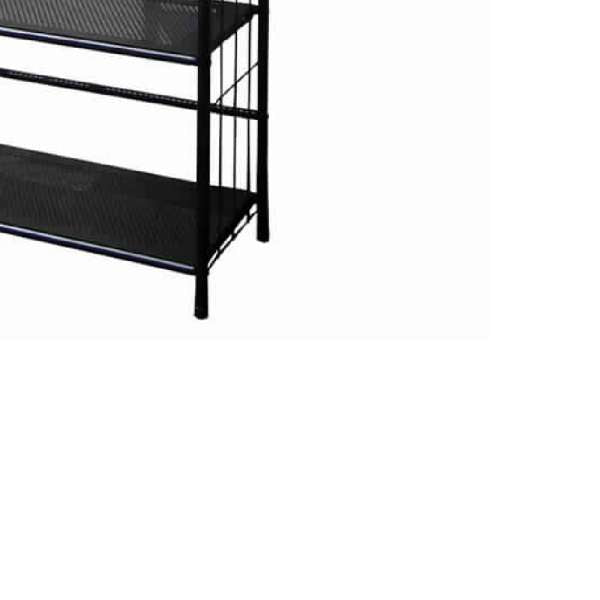 4 Tier Industrial Style Open Frame Metal Bookshelf, Black By Benzara | Bookcases |  Modishstore  - 2