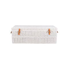 Boca Storage Bench-White by Jeffan