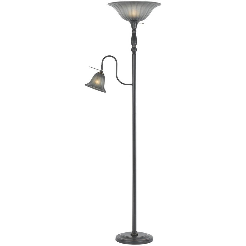 Cal Lighting BO-2052-DB 100W Tree Lamp With 60W Reading Lamp | Modishstore | Floor Lamps