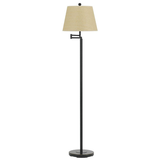 Cal Lighting BO-2077SWFL-DB 150W 3Way Andros Metal Swing Arm Floor Lamp | Modishstore | Floor Lamps