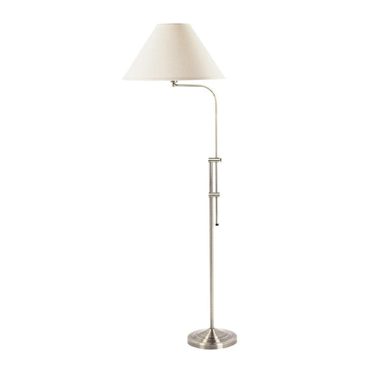 Cal Lighting BO-216-BS 150W 3 Way Floor Lamp With Adjustable Pole | Modishstore | Floor Lamps