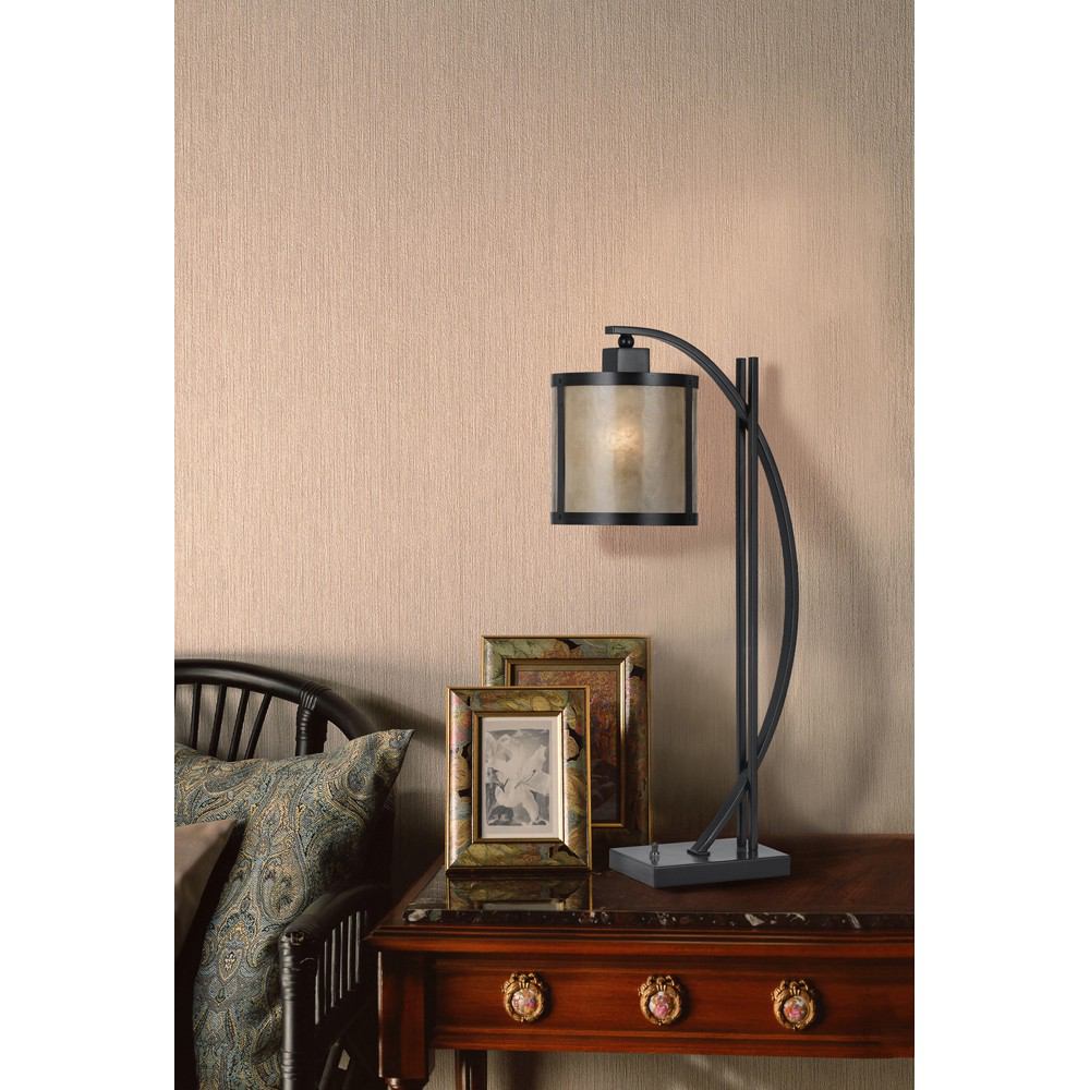 Cal Lighting BO-2320TB 60W Mica Table Lamp | Modishstore | Table Lamps