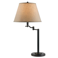 Cal Lighting BO-2350TB-DB 150W 3 Way Dana Swing Arm Table Lamp