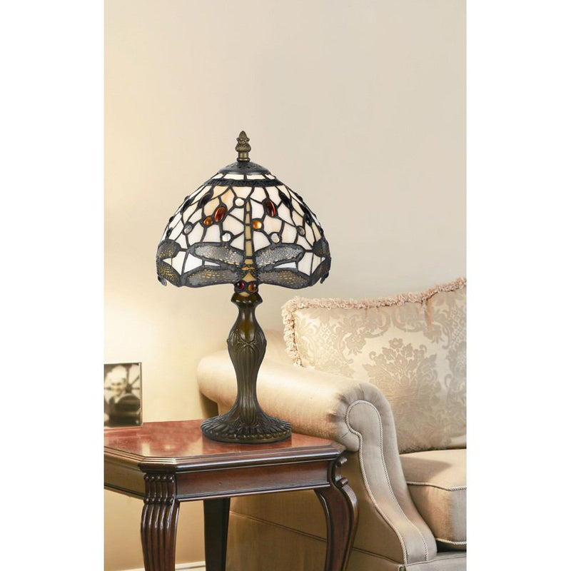 Cal Lighting BO-2380AC 40W Tiffany Ac Lamp | Modishstore | Table Lamps