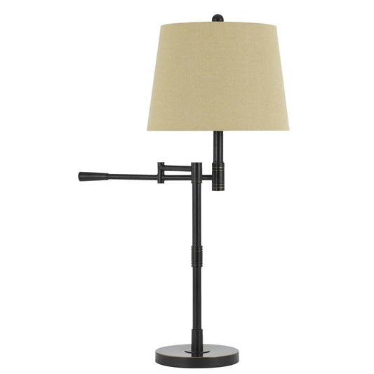 Cal Lighting BO-2715DK Monticello Metal Swing Arm Table/Desk Lamp | Modishstore | Desk Lamps