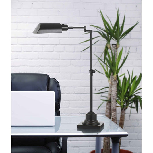 Cal Lighting BO-2736DK Integrated Led Adjustable Pharmacy Desk Lamp | Modishstore | Desk Lamps
