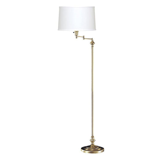 Cal Lighting BO-314-AB 150W 3 Way Swing Arm Floor Lamp | Modishstore | Floor Lamps