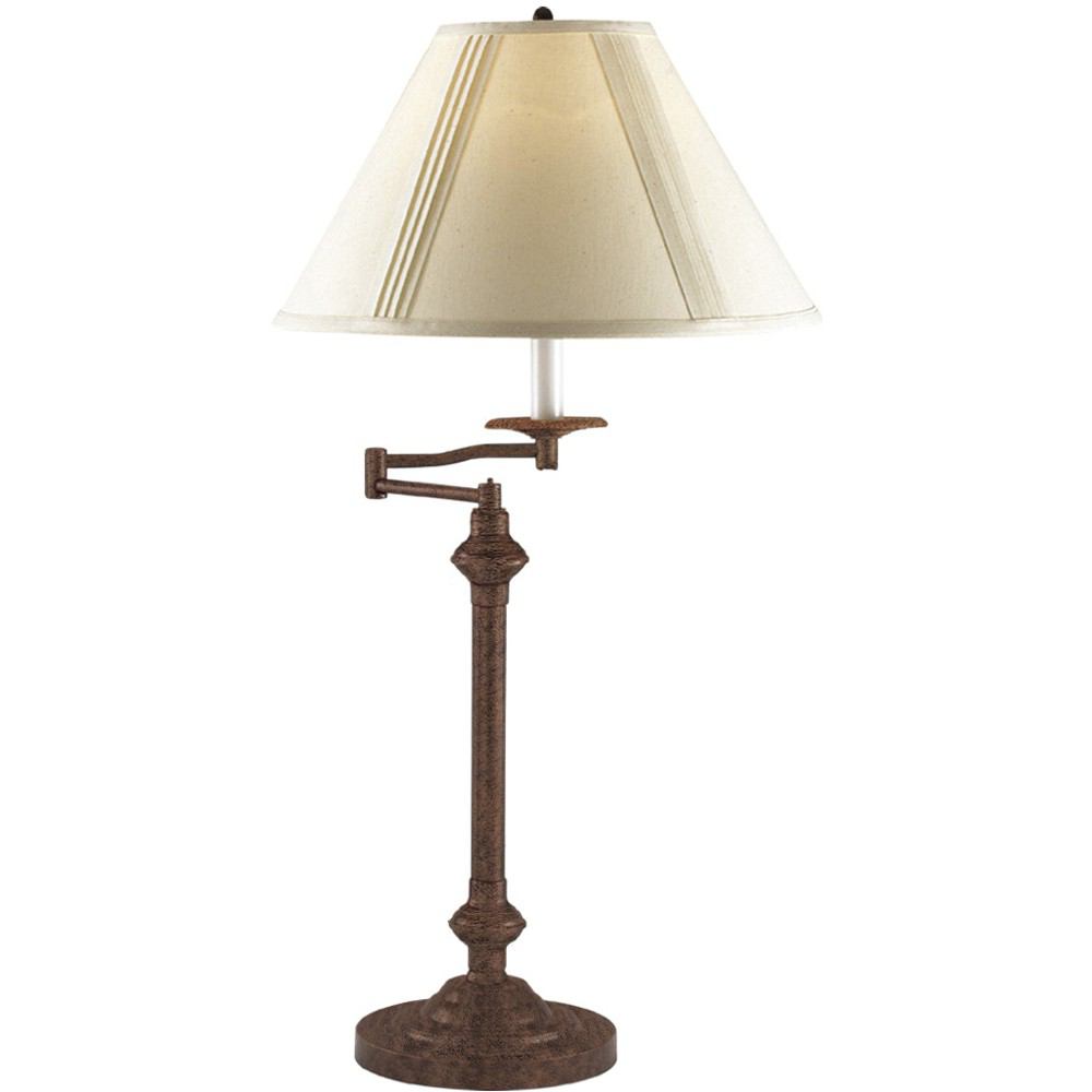 Cal Lighting BO-342-RU 150W 3 Way Swing Arm Table Lamp | Modishstore | Table Lamps