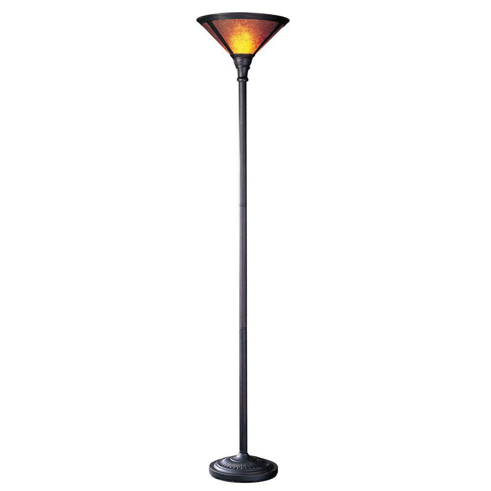 Cal Lighting BO-469 150W 3 Way Torchiere With Mica Shade-2