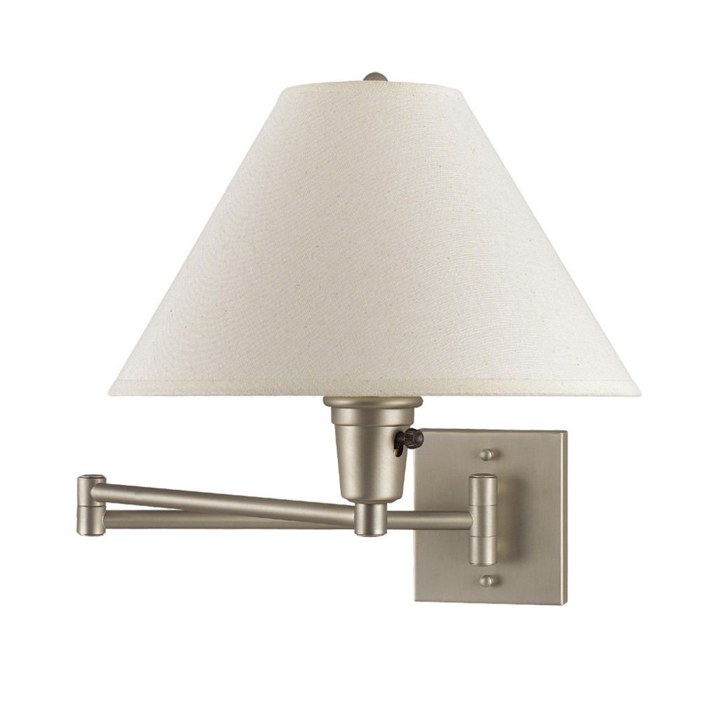 Cal Lighting BO-635-BS 60W Wall Swing Arm Lamp | Modishstore | Wall Lamps