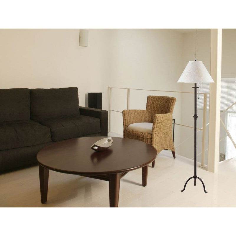 Cal Lighting BO-903FL 100W Iron Floor Lamp With Pull Chain | Modishstore | Floor Lamps