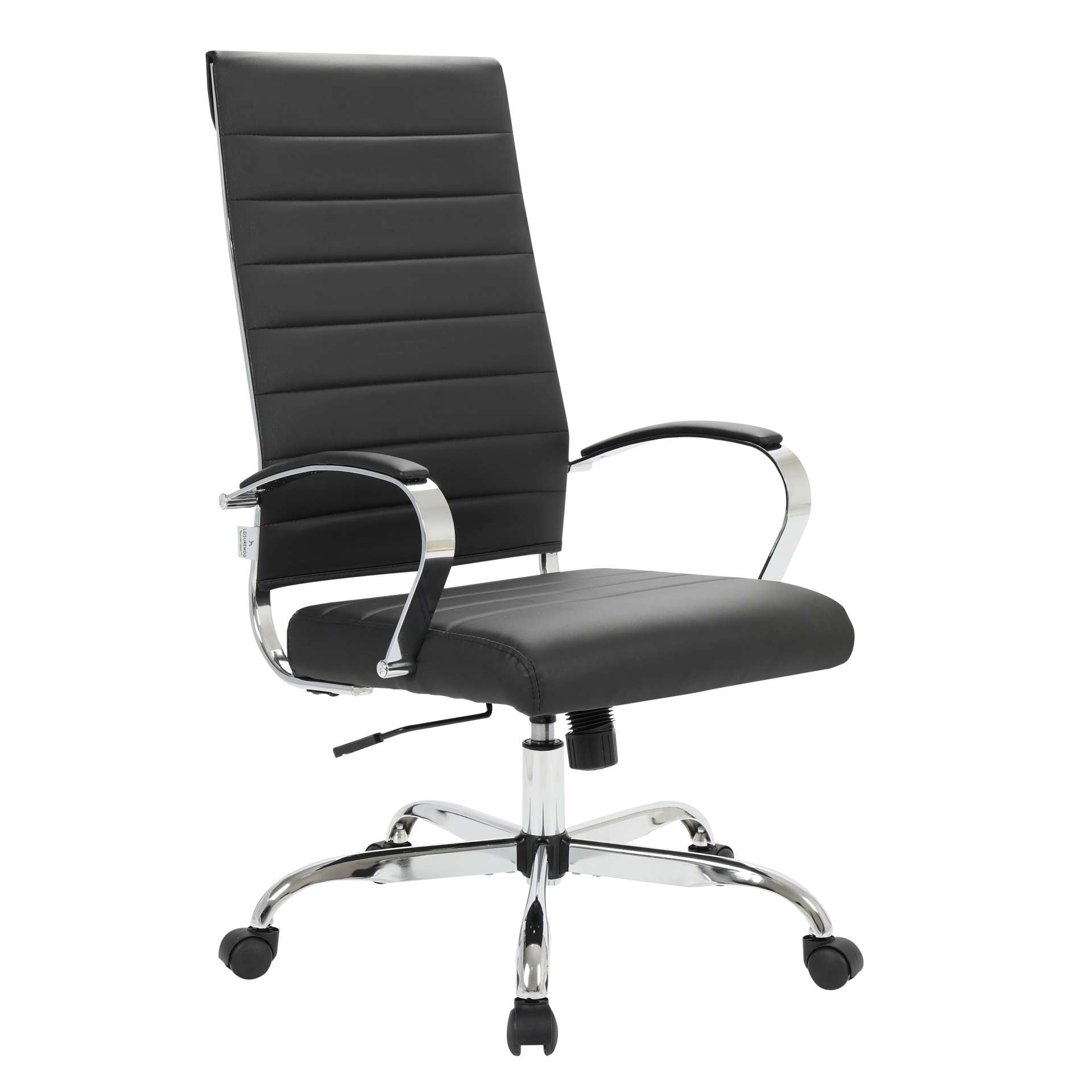 LeisureMod Benmar High-Back Leather Office Chair | Office Chairs | Modishstore