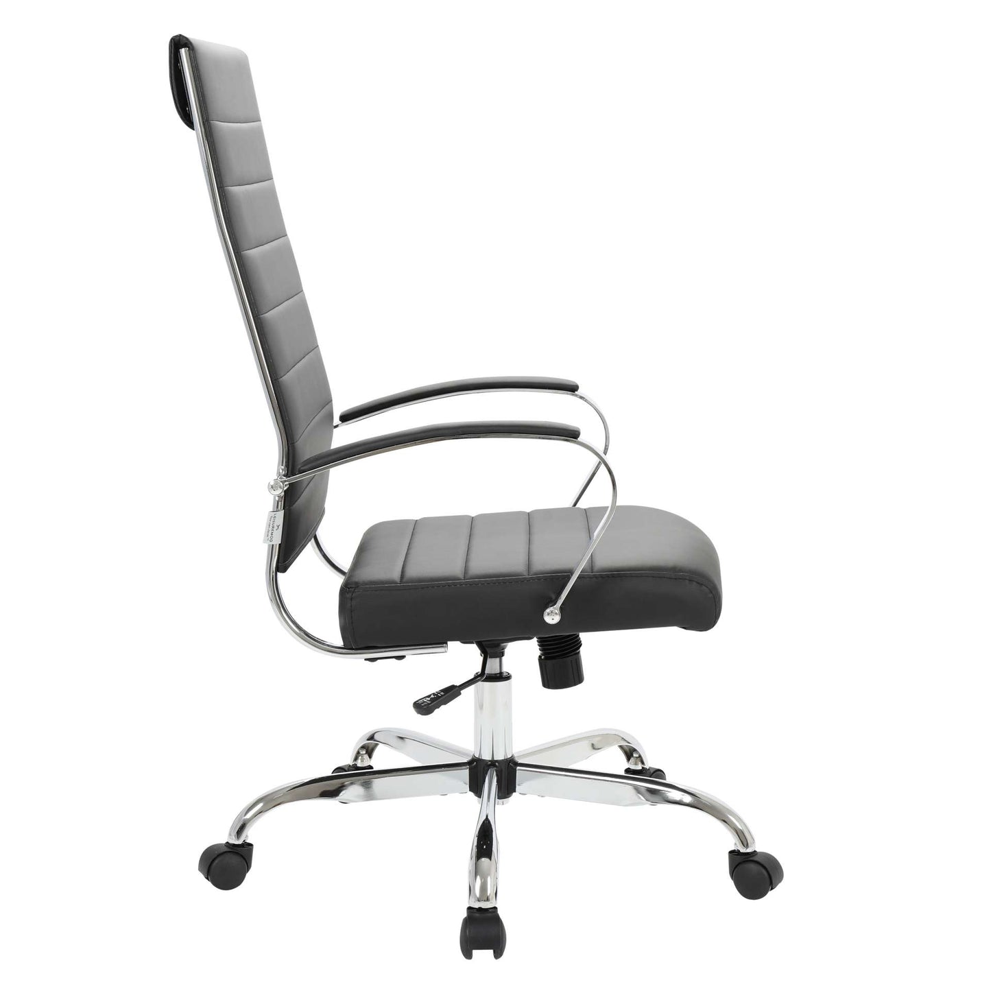 LeisureMod Benmar High-Back Leather Office Chair | Office Chairs | Modishstore - 3