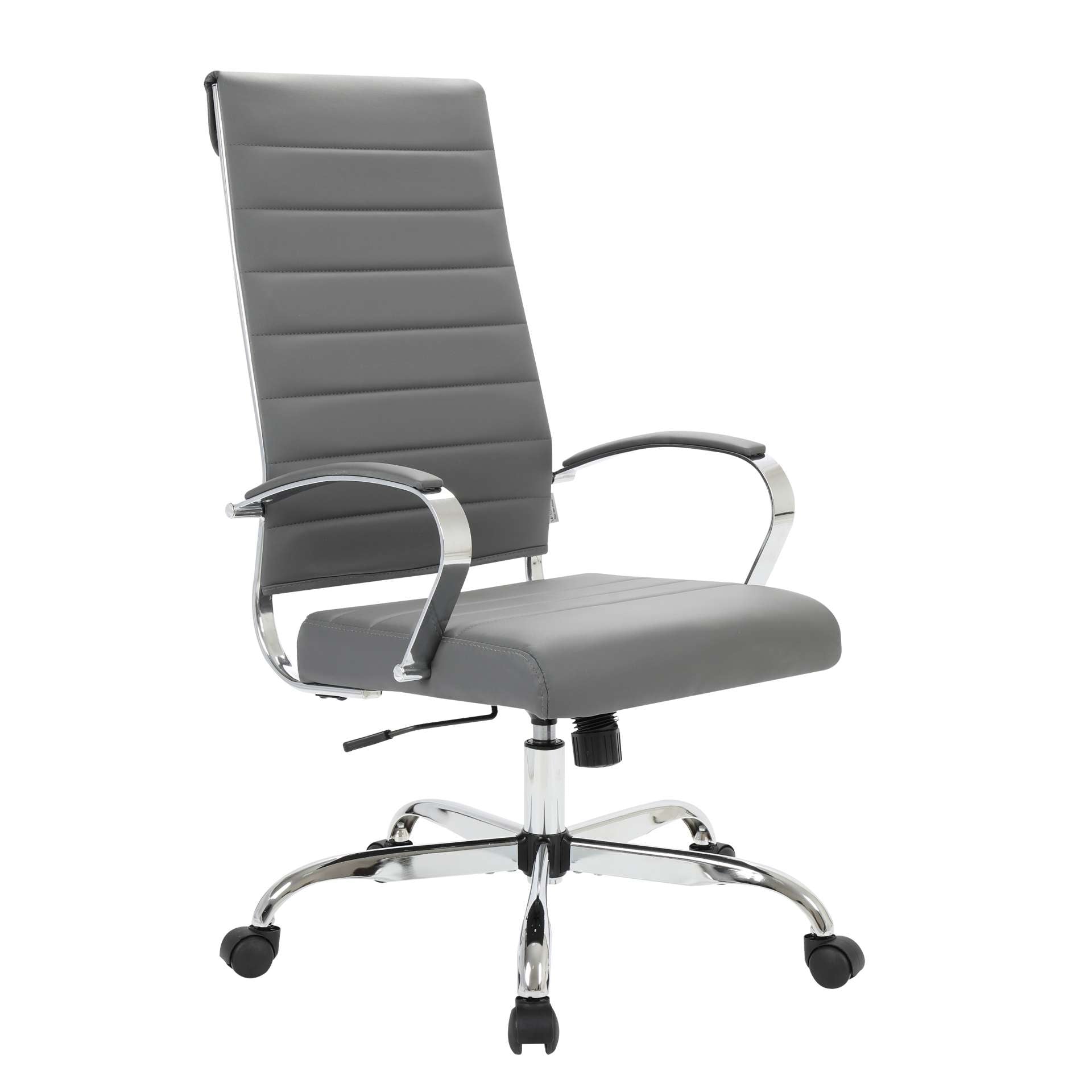 LeisureMod Benmar High-Back Leather Office Chair | Office Chairs | Modishstore - 7