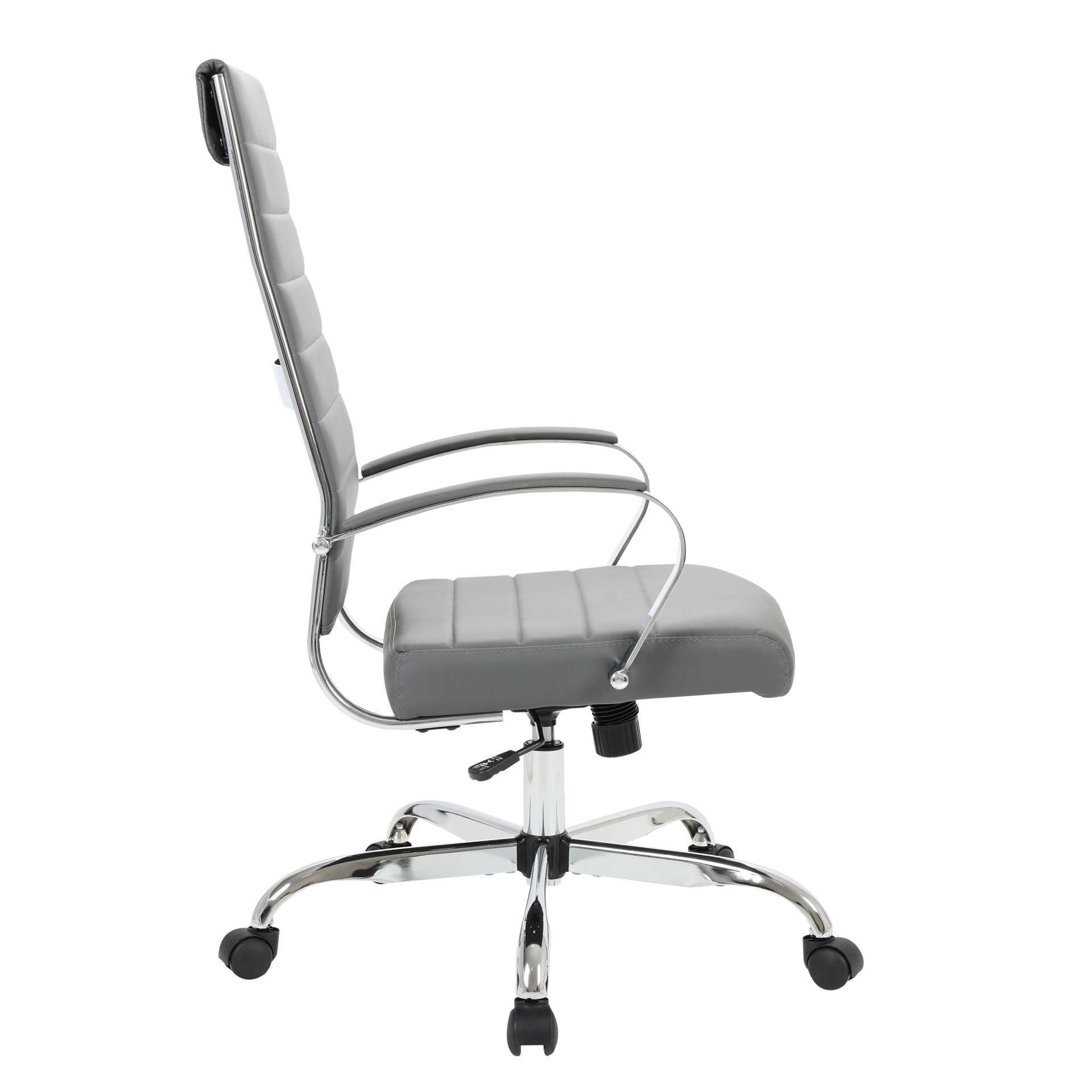 LeisureMod Benmar High-Back Leather Office Chair | Office Chairs | Modishstore - 9