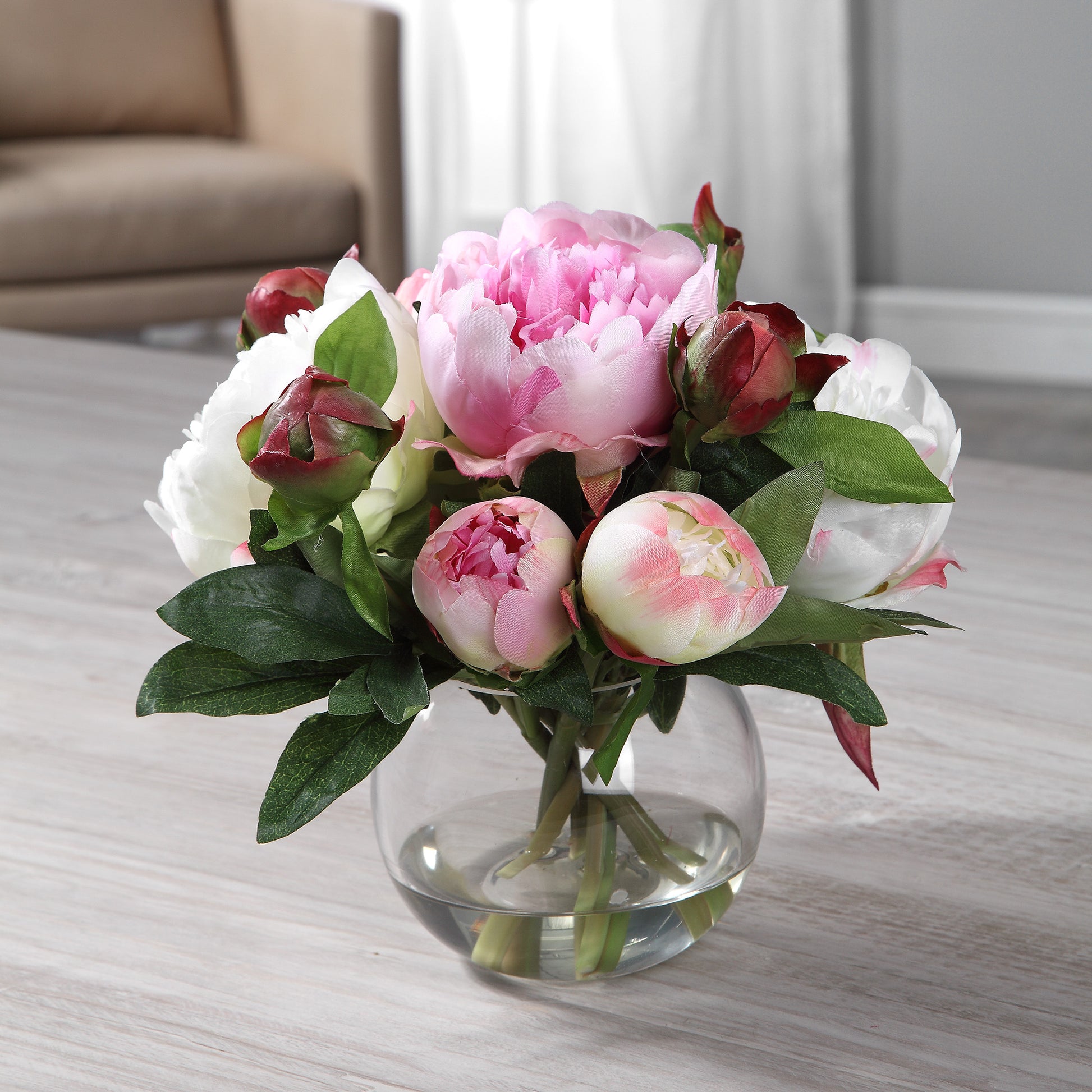 Uttermost Blaire Peony Bouquet | Modishstore | Vases
