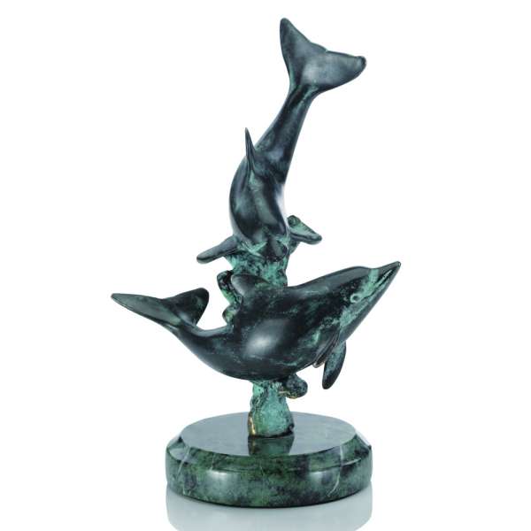 Diving Double Dolphins By SPI Home | Home Accents | Modishstore