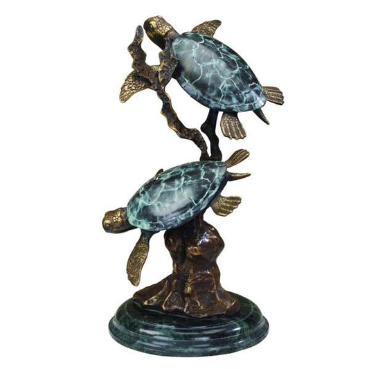 Large Sea Turtle Duet By SPI Home | Home Accents | Modishstore
