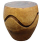 Haussmann Barrel Puzzle Drum 18" Dia - Walnut | Coffee Tables | Modishstore-2