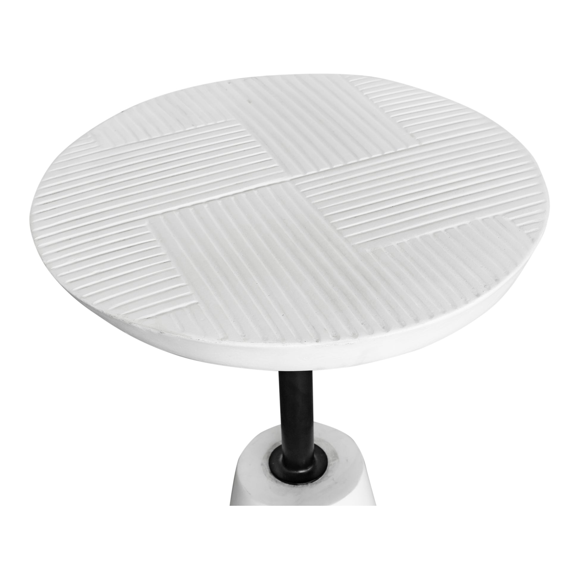 Moe's Home Foundation Outdoor Accent Table White | Modishstore | Accent Tables-2