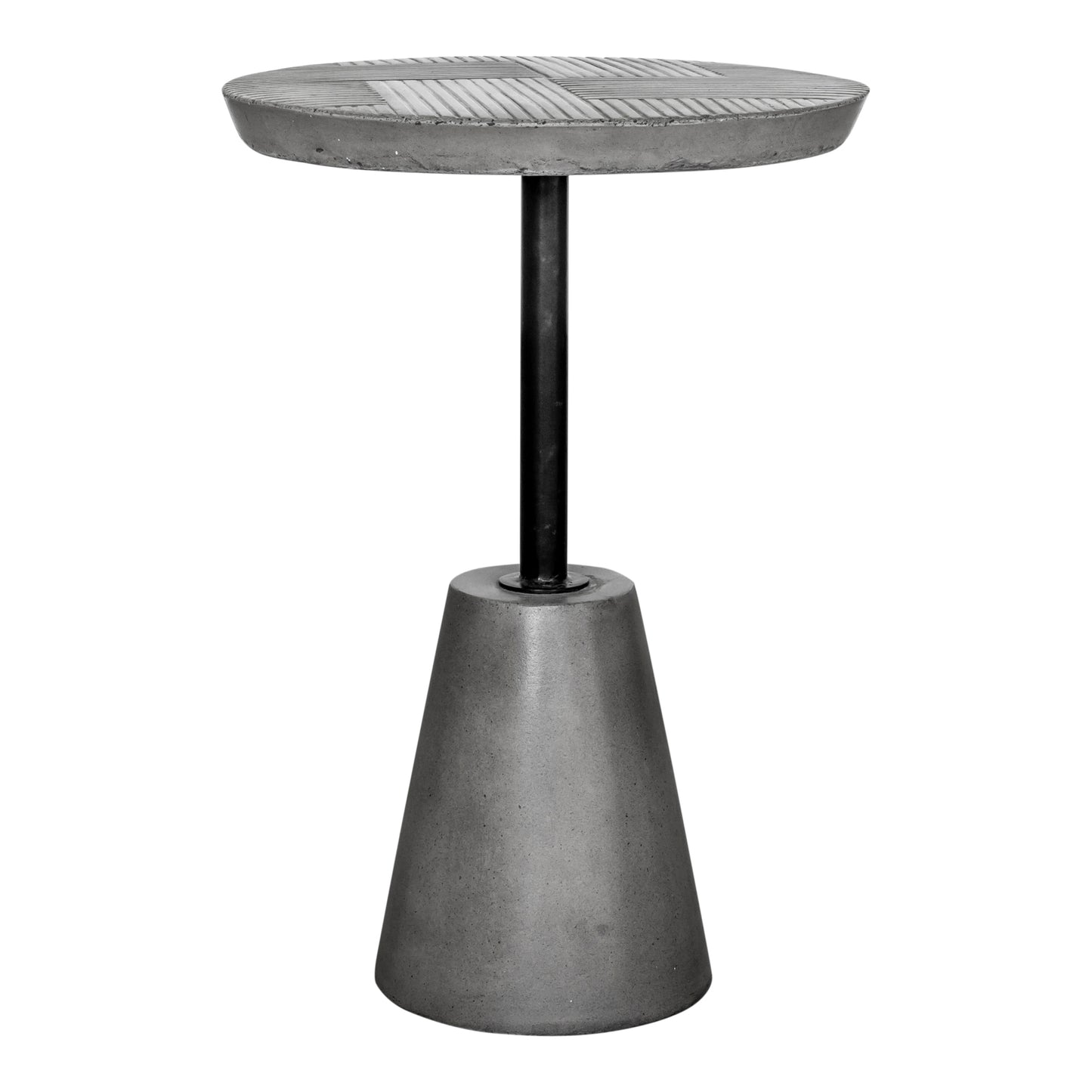 Moe's Home Collection Foundation Outdoor Accent Table Grey | Modishstore | Accent Tables
