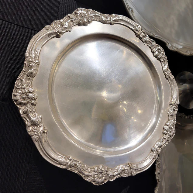 Pewter Platter 13"D Round Wall By Gold Leaf Design Group | Wall Art | Modishstore - 5