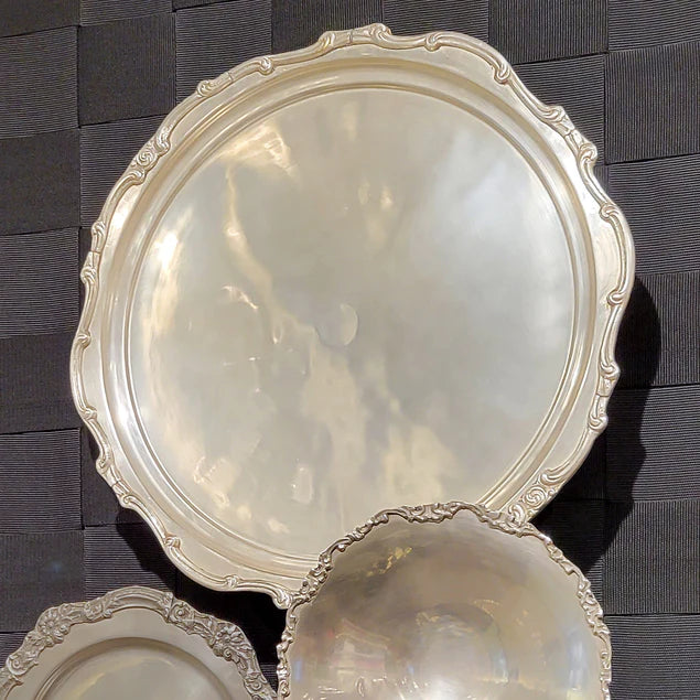 Pewter Platter 20.75"D Round W By Gold Leaf Design Group | Wall Art | Modishstore - 8