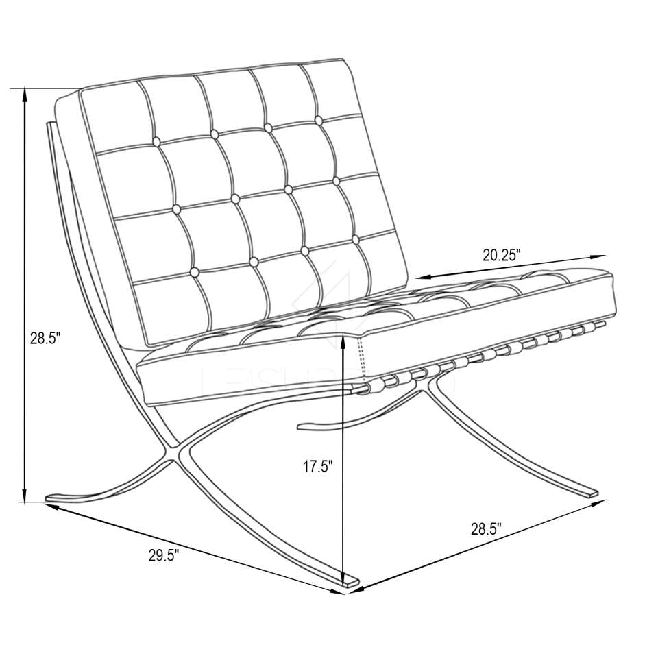 LeisureMod Bellefonte Style Modern Pavilion Chair | Lounge Chairs | Modishstore - 4