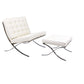 LeisureMod Bellefonte Style Modern Pavilion Chair & Ottoman | Lounge Chairs | Modishstore - 13