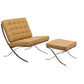 LeisureMod Bellefonte Style Modern Pavilion Chair & Ottoman | Lounge Chairs | Modishstore - 27